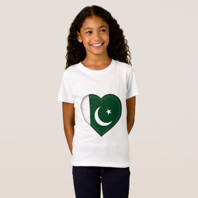 Camiseta Bandera de Paquistán (Anverso completo)