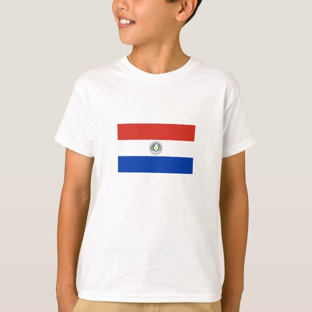 Camiseta Bandera de Paraguay (Anverso)