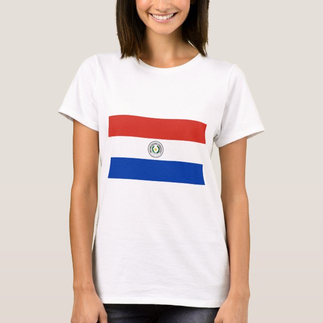Camiseta Bandera de Paraguay (Anverso)