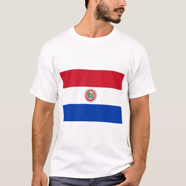 Camiseta Bandera de Paraguay (Anverso)