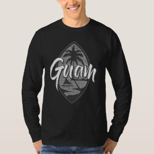 Camiseta Bandera De Parche De Sello Guam Usa Chamorro Guama