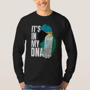 Camiseta Bandera de patrimonio de ADN mixto bahameño y nige