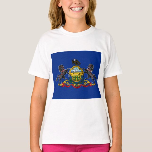 Camiseta Bandera de Pensilvania (Anverso)