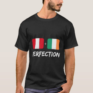 Camiseta Bandera de perfección peruana más irlandesa