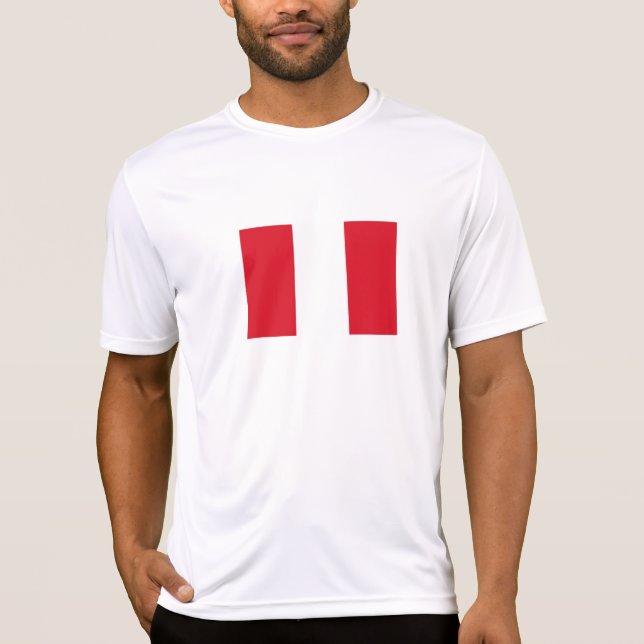 Camiseta Bandera de Perú (Anverso)