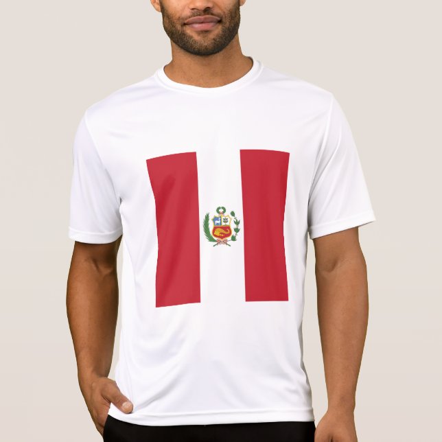Camiseta Bandera de Perú (Anverso)