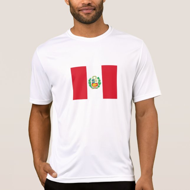 Camiseta Bandera de Perú (Anverso)