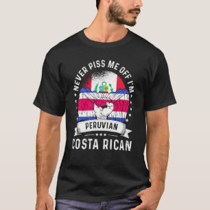 Camiseta Bandera de Perú Costa Rica crece orgullo ciudadano