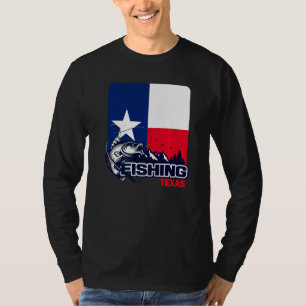Camiseta Bandera De Pesca De Texas En Texas