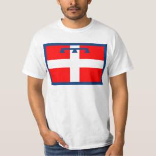 Camiseta Bandera de Piemonte, Italia