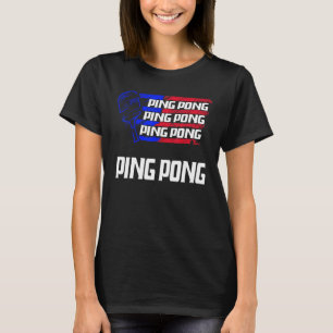 Camiseta Bandera de ping pong, hombre de EE.UU.