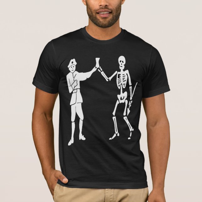 Camiseta Bandera de pirata de Roberts (Anverso)