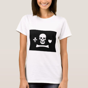 Camiseta Bandera de pirata del capo de Stede