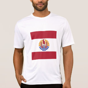 Camiseta bandera de Polinesia Francesa