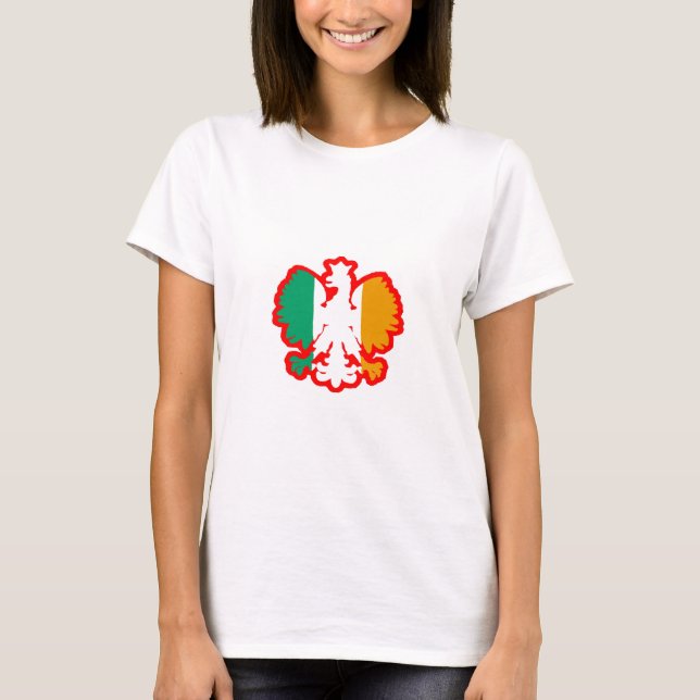 CAMISETA BANDERA DE POLISH/IRISH (Anverso)