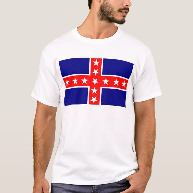 Camiseta Bandera de Polk (Primer Ejército del Cuerpo de Ten (Anverso)