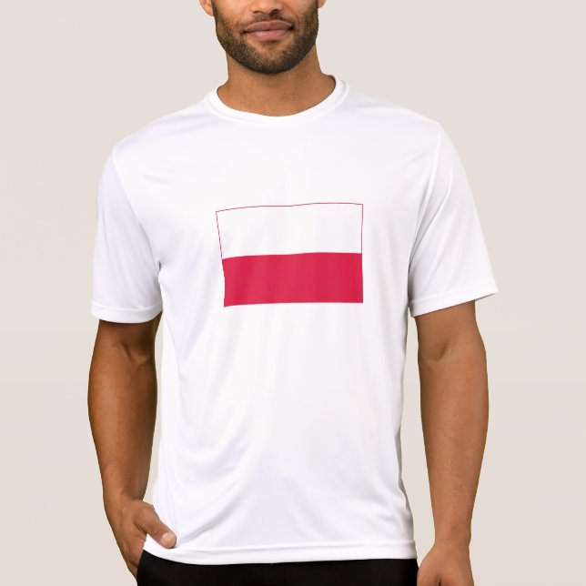 Camiseta Bandera de Polonia (Anverso)