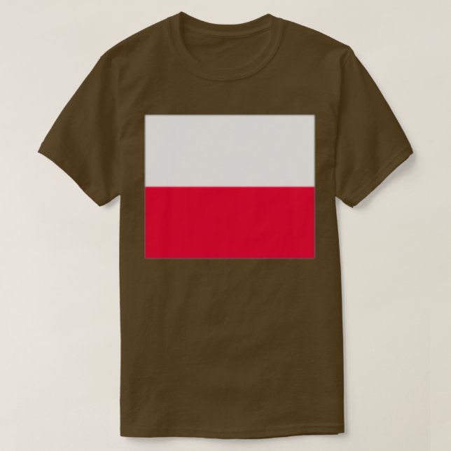 Camiseta Bandera de Polonia (Diseño del anverso)