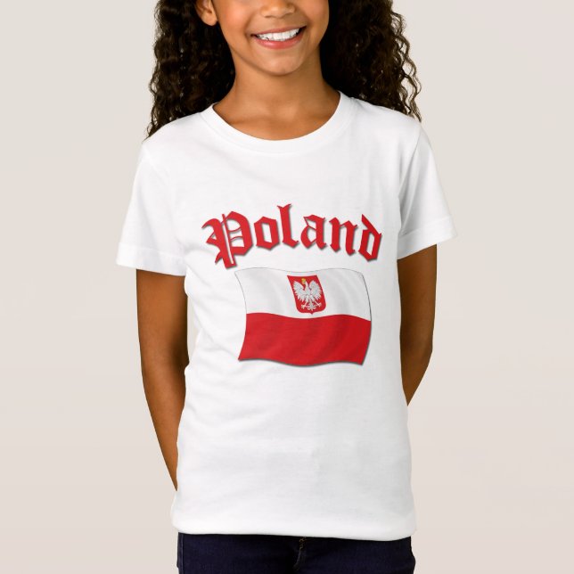 Camiseta Bandera de Polonia (Anverso)