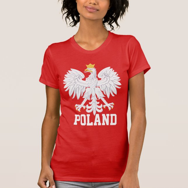 Camiseta Bandera de Polonia (Anverso)