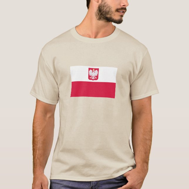 Camiseta Bandera de Polonia (Anverso)