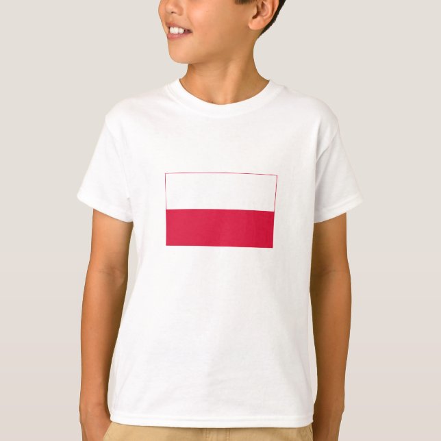 Camiseta Bandera de Polonia (Anverso)