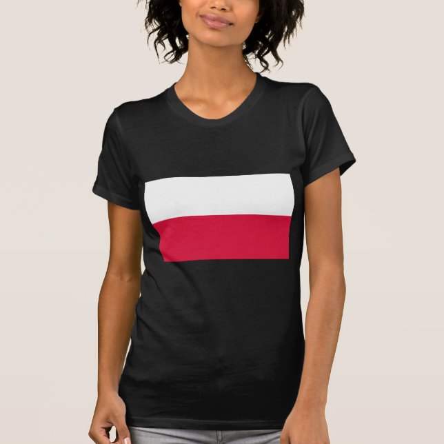 Camiseta Bandera de Polonia (Anverso)