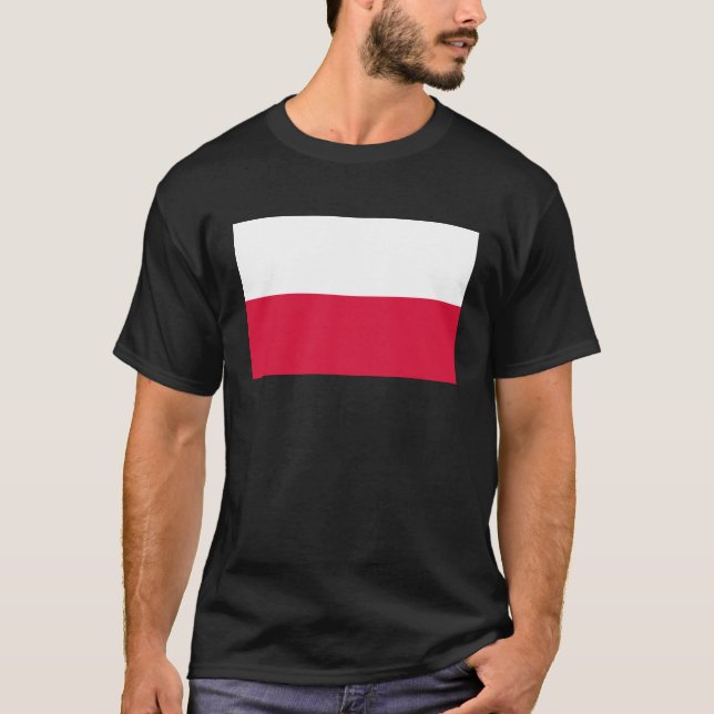 Camiseta Bandera de Polonia (Anverso)