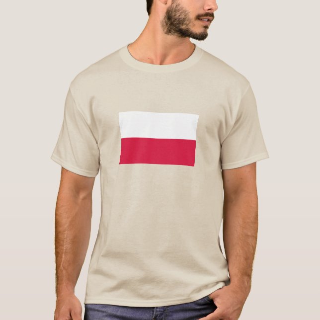 Camiseta Bandera de Polonia (Anverso)