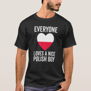 Camiseta Bandera de Polonia a todo el mundo le gusta un bue