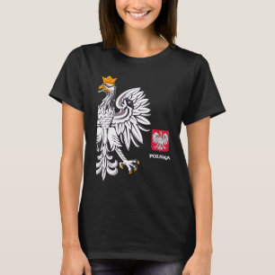 Camiseta Bandera de Polonia, Águila y moda Polonia Polska /