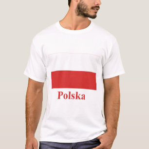 Camiseta Bandera de Polonia con nombre en polaco