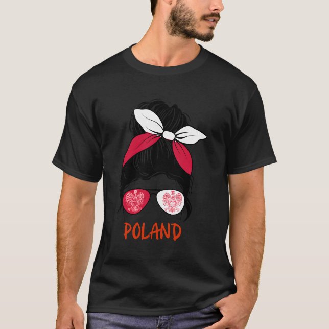 Camiseta Bandera de Polonia, patrimonio polaco (Anverso)