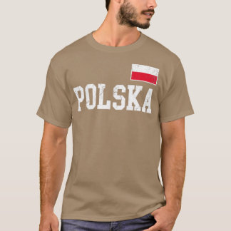 Camiseta Bandera de Polska Polonia Molestias de cosecha de
