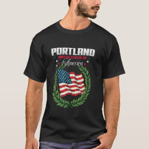 Camiseta Bandera de Portland Estados Unidos de América