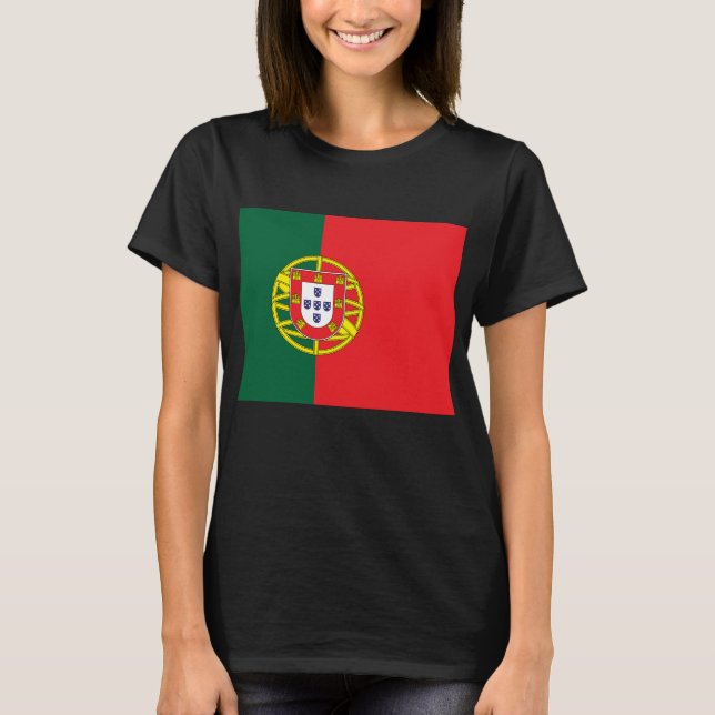 Camiseta Bandera de Portugal (Anverso)