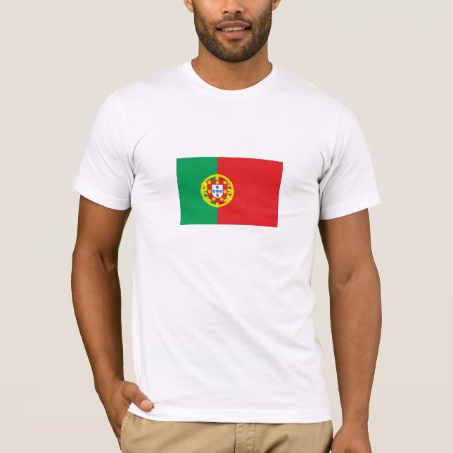 Camiseta Bandera de Portugal (Anverso)