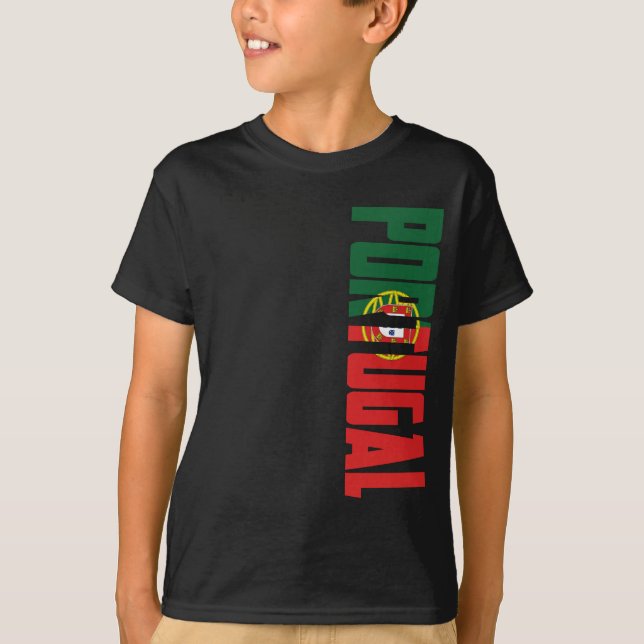 Camiseta Bandera de Portugal (Anverso)