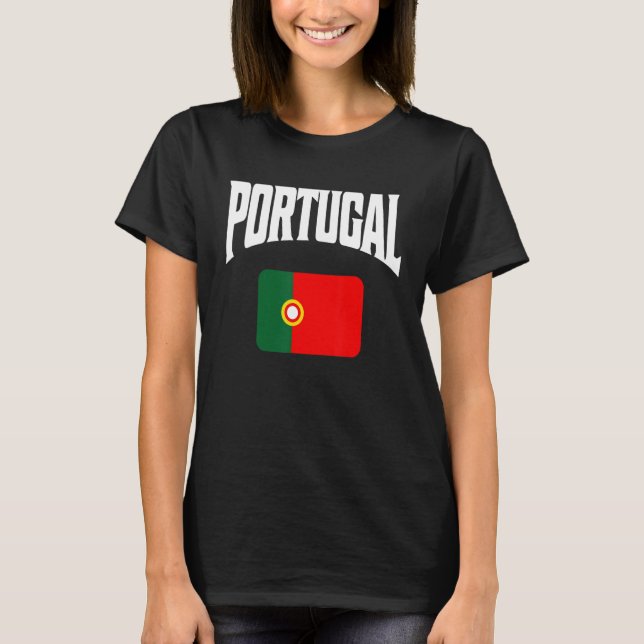 Camiseta Bandera de Portugal (Anverso)