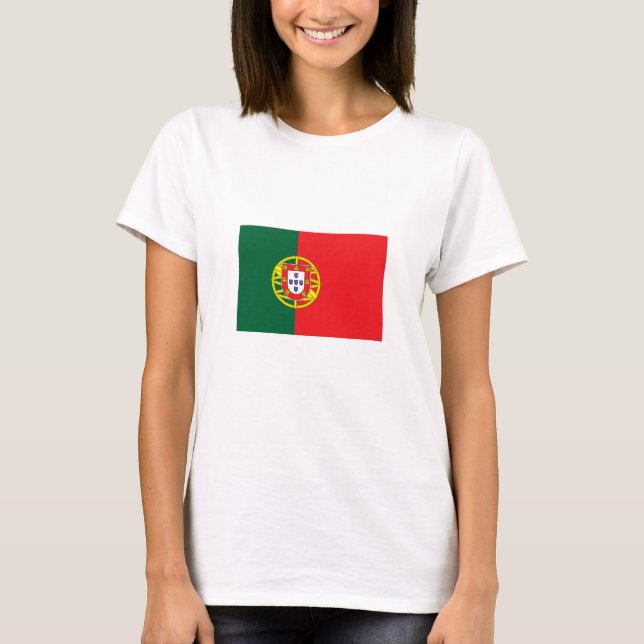 Camiseta Bandera de Portugal (Anverso)