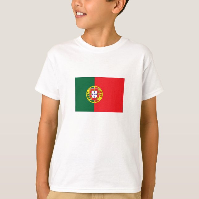 Camiseta Bandera de Portugal (Anverso)