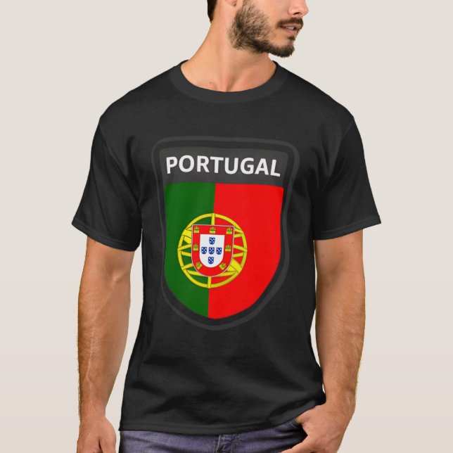 Camiseta Bandera de Portugal (Anverso)