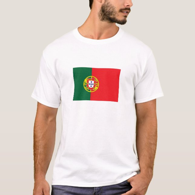 Camiseta Bandera de Portugal (Anverso)