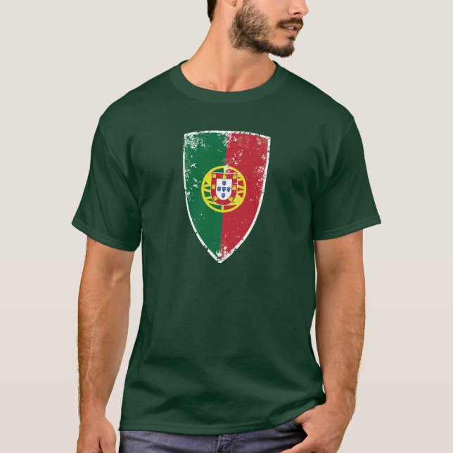 Camiseta Bandera de portugal (Anverso)