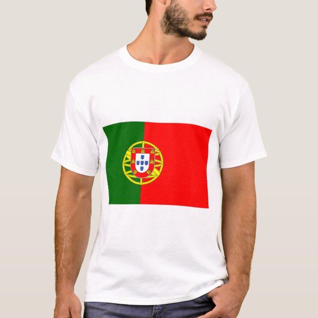 Camiseta Bandera de Portugal (Anverso)