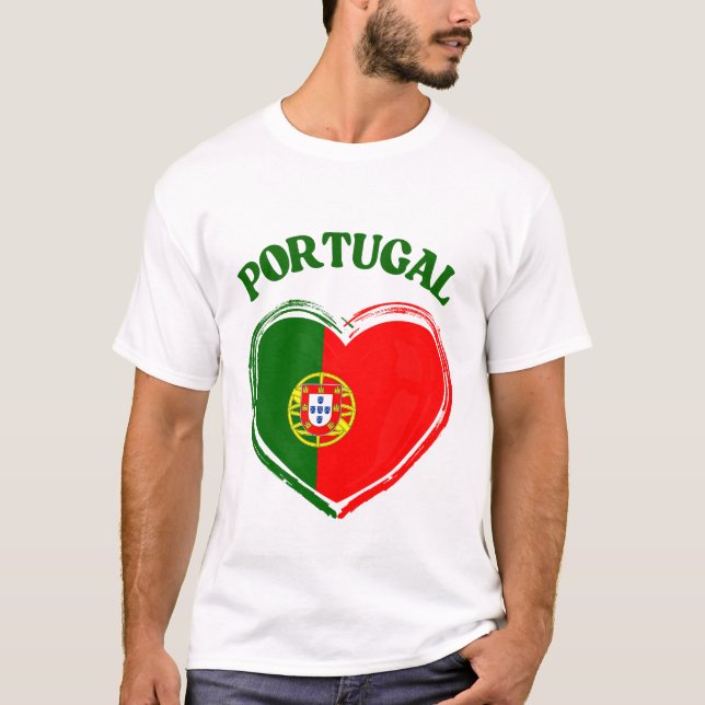 Camiseta bandera de Portugal (Anverso)