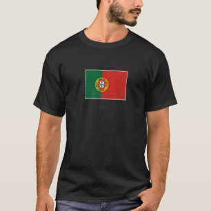 Camiseta Bandera De Portugal Con Col Nacional Portugués Vin