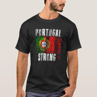 Camiseta Bandera de Portugal con fuertes problemas Orgullo