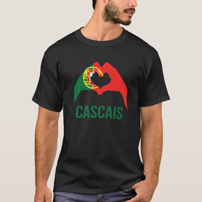 Camiseta Bandera de Portugal de Cascais (Anverso)