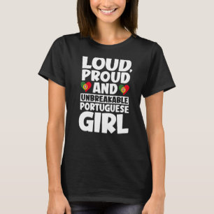 Camiseta Bandera de Portugal Orgullosos Hombres y Mujeres P